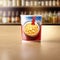 Instant cup noodles, empty blank generic product packaging mockup