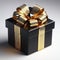 instant present, gold box, diamond encrusted bow