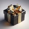 instant present, gold box, diamond encrusted bow