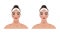 Instructions for face and neck massage, face building, lifting and lymphatic drainage, anti-aging beauty care for women