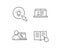 Instructions, Idea and Online education icons.