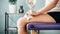Instrument Assisted Soft Tissue Mobilisation self massage on leg