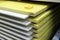 insulated dry wall sheets packs stack in home improvement store