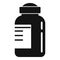 Insulin bottle icon, simple style