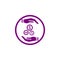 insurance,business protection,crops insurance, life and family insurance purple color icon