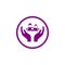 insurance,business protection,crops insurance, life and family insurance purple color icon