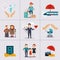 Insurance Character and Icons Template. Vector