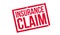 Insurance Claim rubber stamp