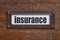 Insurance - file cabinet label