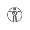 Insurance, insured person, life, shield icon. Element of insurance icon. Premium quality graphic design icon. Signs and symbols