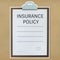 Insurance policy information form icon