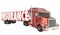 Insurance Trucking Policy Driver Freight Coverage 3d Illustration