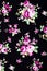 Intage style of tapestry flowers fabric pattern