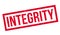 Integrity rubber stamp