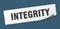 integrity sticker.