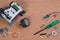 Intellectual development DIY robot toy assembly kit.