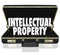 Intellectual Property Words Briefcase Business License Copyright