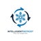 Intelligent defrost logo badge icon