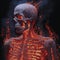 Intense 3d Skeleton Fire: Realistic And Hyper-detailed Renderings