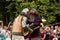 Intense Clash of Knights: Epic Battle at the International Knights Festival