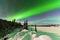 Intense display of Northern Lights Aurora borealis