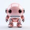 Intense Emotional Expression: Pink Robot With Lifelike Design