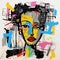 Intense Expressions: A Vibrant Pop Art Illustration Of A Woman