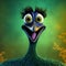 Intense Gaze: Animated Bird Peacock Animation With Twisted Sense Of Humor