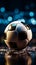 Intense moment, detailed view of soccer ball on the energetic sports field