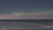 intense northern lights aurora borealis over beach - vintage ol