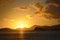 Intense sunset in the BVI, Peter Island, BVI