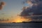 Intense sunset in the BVI, Peter Island, BVI