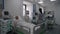 Intensive care department in medical facility