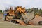 Inter-Drain Trencher Transport on Work Site