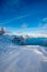 Inter Forest Crater Lake Snowy Mountain Landscape Photograph Oregon Pacific Northwest Mountain Trees