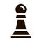 Interactive Kids Game Chess Vector Icon