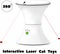 Interactive rotating laser toy for cats