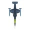 Interceptor aircraft military illustration aviation top view vector icon. Jet fighter navy plane attack. Warfare speed vehicle