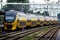 Intercity train at platform Railwaystation Utrecht, Holland, the Netherlands