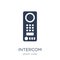 Intercom icon. Trendy flat vector Intercom icon on white background from smart home collection