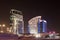 Intercontinental Hotel at night, Dubai