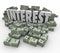 Interest Financial Income Earnings Money Stacks Credit Debt Fees