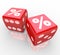 Interest Percent Sign on Dice Signs Gamble for Best Rate