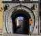 Interesting arch passage in old town of Malmo, Sweden