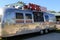 Interesting concept of Air Stream campers converted to food trucks, on grounds of Beach Club Resort, Alabama, 2018