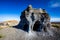 Interesting geologic formation, Lanzarote, Spain