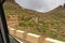 Interesting narrow winding picturesque dangerous road to the city of Masca on Tenerife Spanish Canary Island