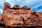 Interesting Red Sandstone Rocks in New Mexico