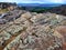 Interesting rock formation around the Palisades point overlook