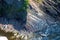 Interesting Rock Formations At The Base Of Chutes De La Chaudiere